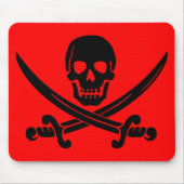 どくろ印. マウスパッド (正面)