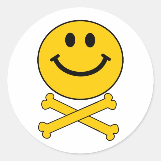 どくろ印 ラウンドシール (正面)