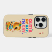 どけよ！ iPhoneケース (裏面横)