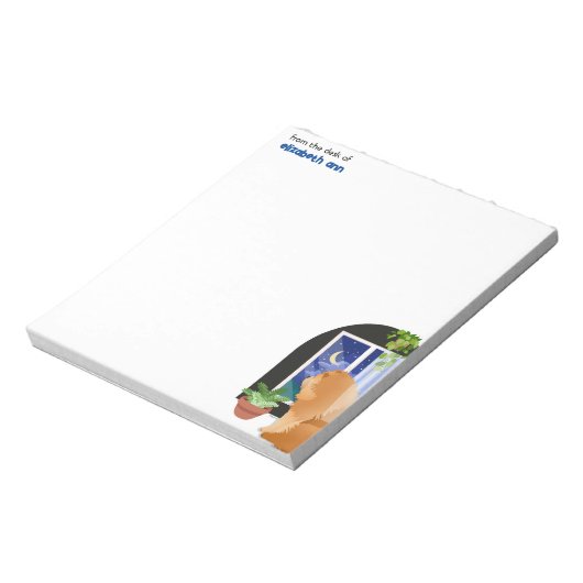 どこかでチャウカスタマイズノートパッド ノートパッド (回転)