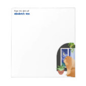 どこかでチャウカスタマイズノートパッド ノートパッド (正面)