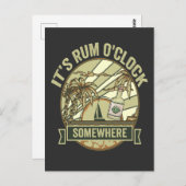 どこかでラモック！面白いヴィンテージ休暇 ポストカード (正面/裏面)