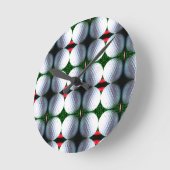 どこかで前だ  ラウンド壁時計 (傾斜)