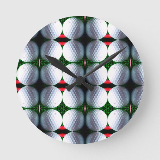 どこかで前だ  ラウンド壁時計 (正面)