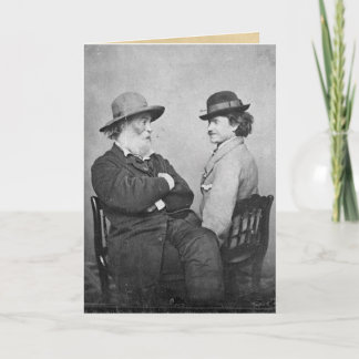 「どこかで待っている」ホイットマンとピーター・ドイル カード