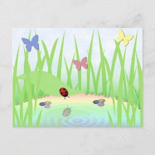 どこかで私たちが知っている – はがき (正面)