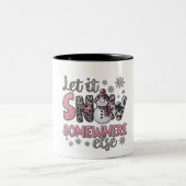 どこかで雪を降らせろ ツートーンマグカップ (中央)