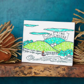 どこかで/いつか緑の漫画 フォトプラーク (側面)