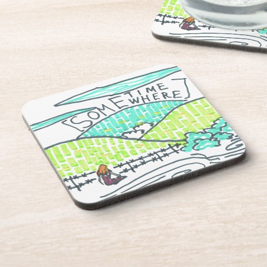 どこかで コースター (左側)