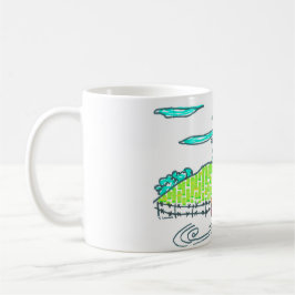 どこかで コーヒーマグカップ