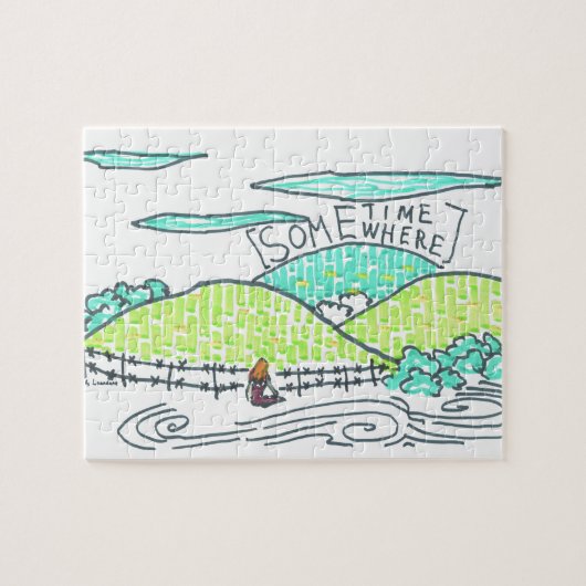 どこかで ジグソーパズル (横)