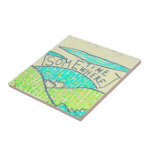 どこかで タイル (側面)