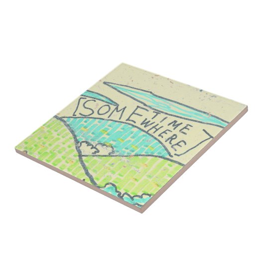 どこかで タイル (側面)