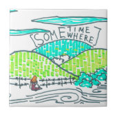 どこかで タイル (正面)