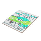 どこかで タイル (側面)