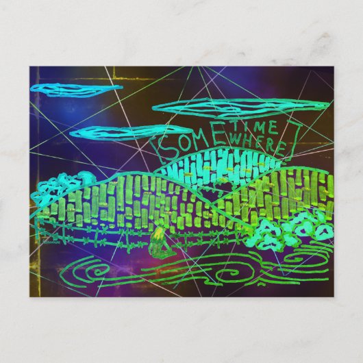 どこかで ポストカード (正面)