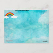 どこかで ポストカード (裏面)