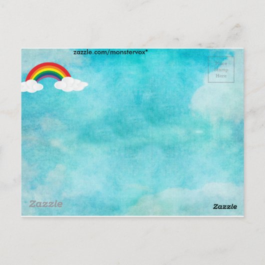 どこかで ポストカード (裏面)