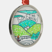 どこかで メタルオーナメント (右)