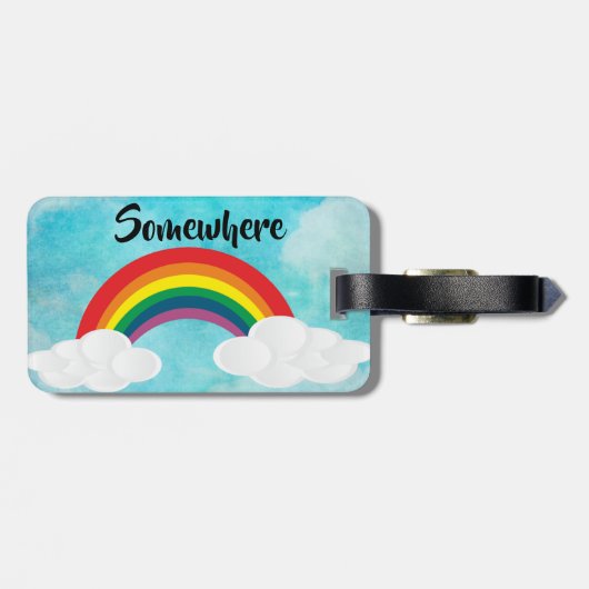 どこかで ラゲッジタグ (裏面横)