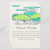 どこかで 便箋 (正面/裏面)