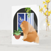 どこかにいるはず チャウの芸術カード カード (黄色い花)