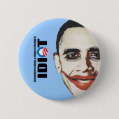 どこかにケニヤで村は馬鹿を恋しく思っています 缶バッジ (正面)