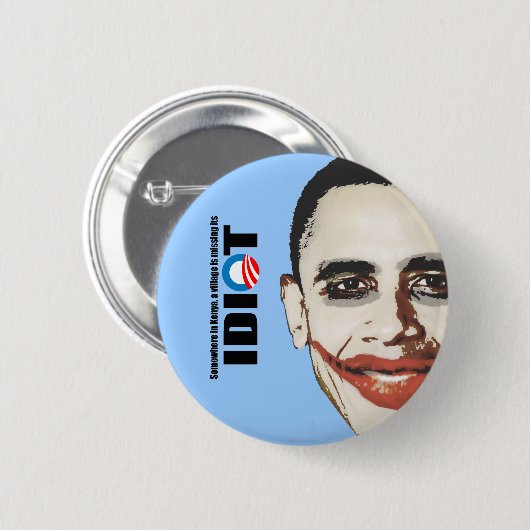 どこかにケニヤで村は馬鹿を恋しく思っています 缶バッジ (正面&裏面)