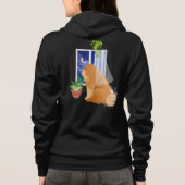 どこかにチャウジッパー背面/フロントアート パーカ (裏面)