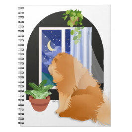 どこかにチョウのスパイラルノート ノートブック