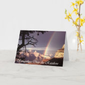 どこかに虹に カード (黄色い花)