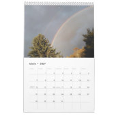 どこかに虹のカレンダーに カレンダー (3月 2027)