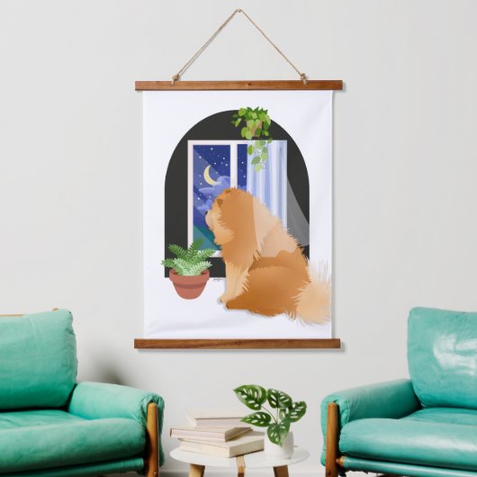 どこかのチョウの木の端のタペストリー 吊り下げ型タペストリー (リビング)