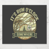 どこかのヴィンテージ休暇でラムおもしろいだ ビールラベル (シングルラベル)