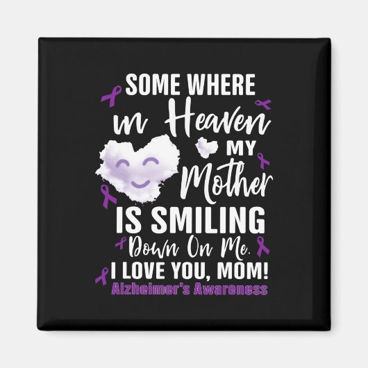 どこかの天国で私の母は笑っている マグネット (正面)