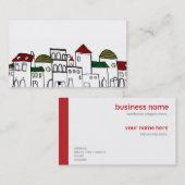 どこかの街並み 名刺 (正面/裏面)