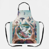 どこかへ行ってみると間に合わない信じ エプロン (正面)