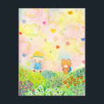 どこかへ シーズンポストカード<br><div class="desc">くまさんとピクニック</div>