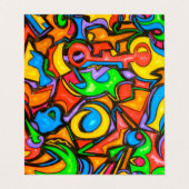 どこからキャンデーを隠しましたか。-抽象美術 名刺 (外部フラット)