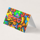 どこからキャンデーを隠しましたか。-抽象美術 名刺 (裏面)