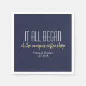 どこから恋物語が始まったのか スタンダードカクテルナプキン (正面)