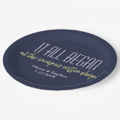 どこから恋物語が始まったのか ペーパープレート (アングル)