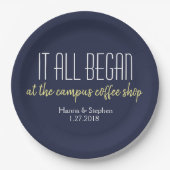 どこから恋物語が始まったのか ペーパープレート (正面)