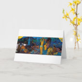 どこから来たの来か、ポール·ゴーギュン。 カード (黄色い花)