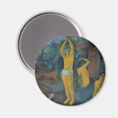 「どこから来来たの？」 - Paul Gauguin Button マグネット (正面/裏面)