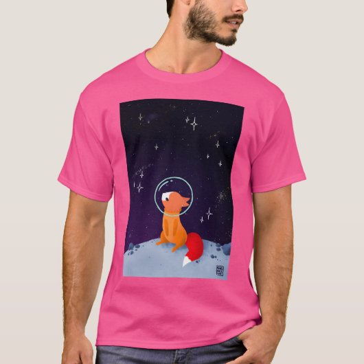 どこか外で Tシャツ (正面)