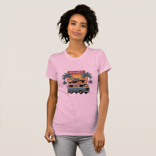 どこか連れてって – レトロバンライフ 女性用Tシャツ Tシャツ