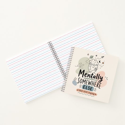 どこか遠くへ Graphic Designed Notebook ノートブック (内部)
