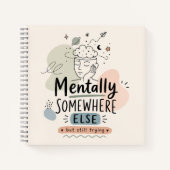 どこか遠くへ Graphic Designed Notebook ノートブック (正面)