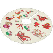 どこでもドラゴン! 木のスカート ブラッシュドポリエステルツリースカート (アングル)